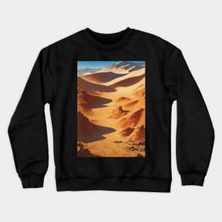 Desert Dunes in Summer Heat Crewneck Sweatshirt